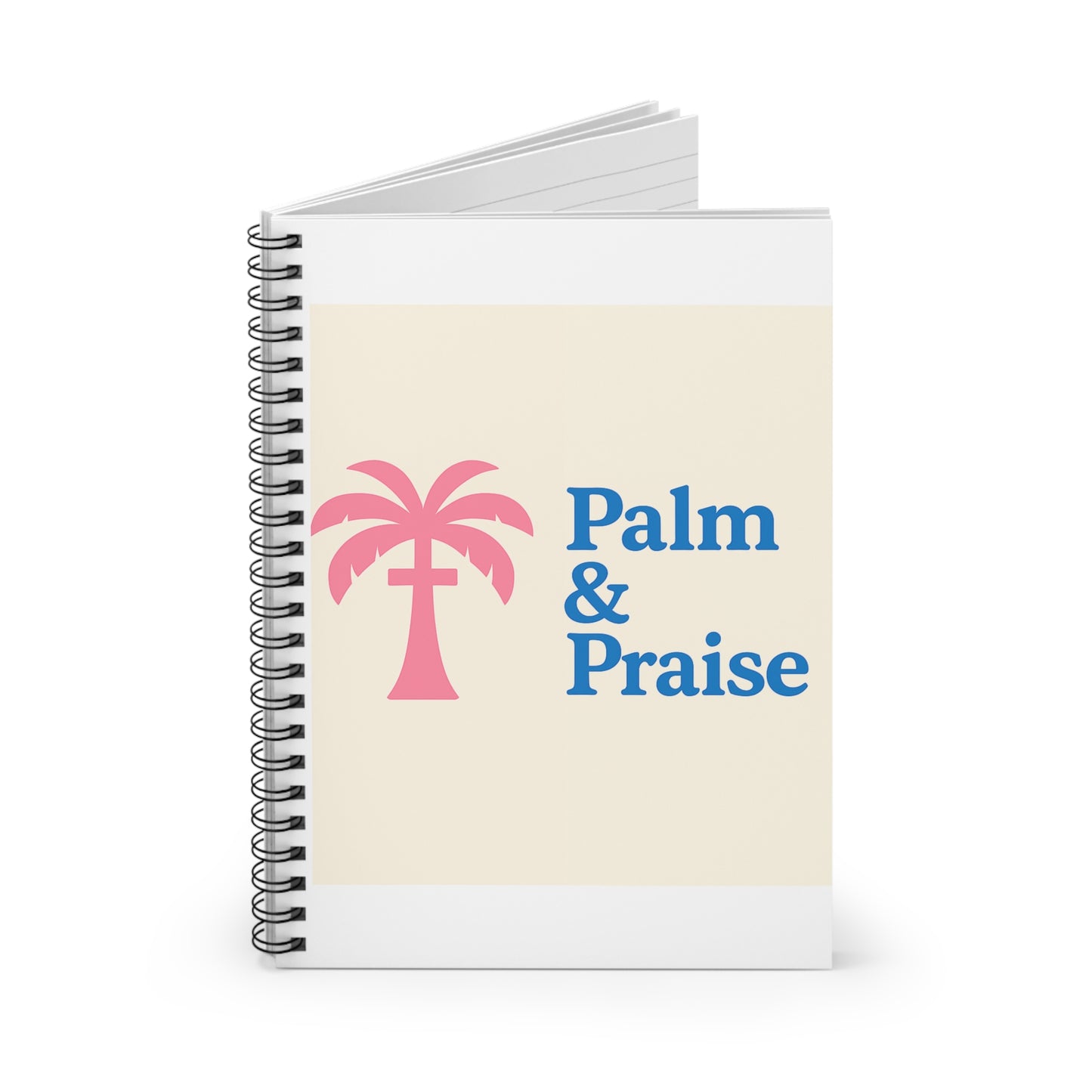 Inspirational Spiral Notebook | Palm & Praise Journal, Christian Gift, Prayer Journal, Stationery, Study Notebook