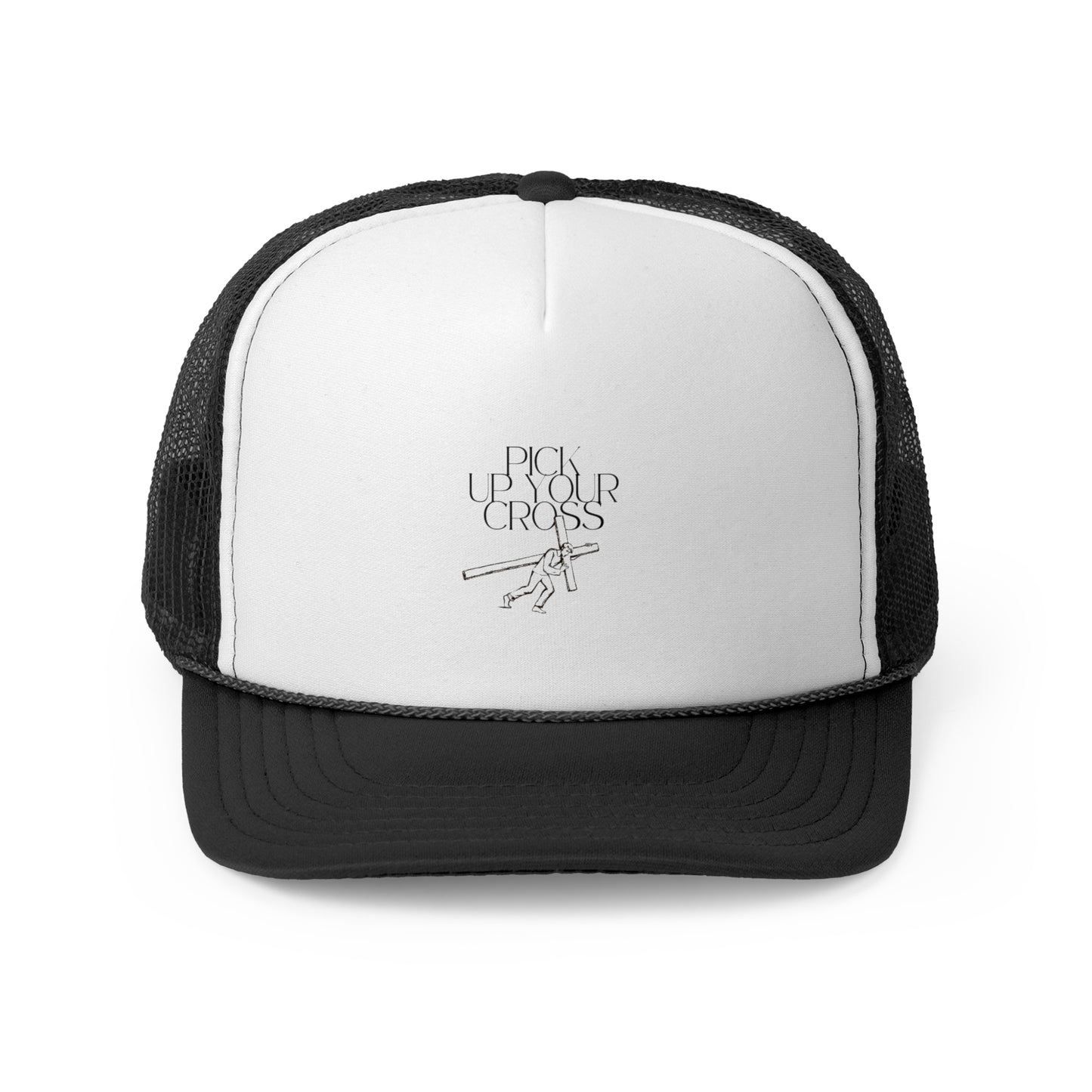 Inspirational Trucker Cap - "Pick Up Your Cross" - Perfect for Faith & Outdoor Adventures
