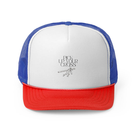 Inspirational Trucker Cap - "Pick Up Your Cross" - Perfect for Faith & Outdoor Adventures