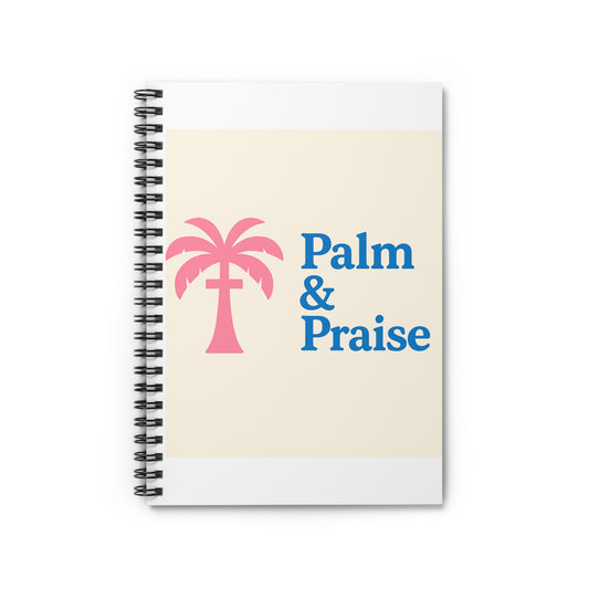 Inspirational Spiral Notebook | Palm & Praise Journal, Christian Gift, Prayer Journal, Stationery, Study Notebook