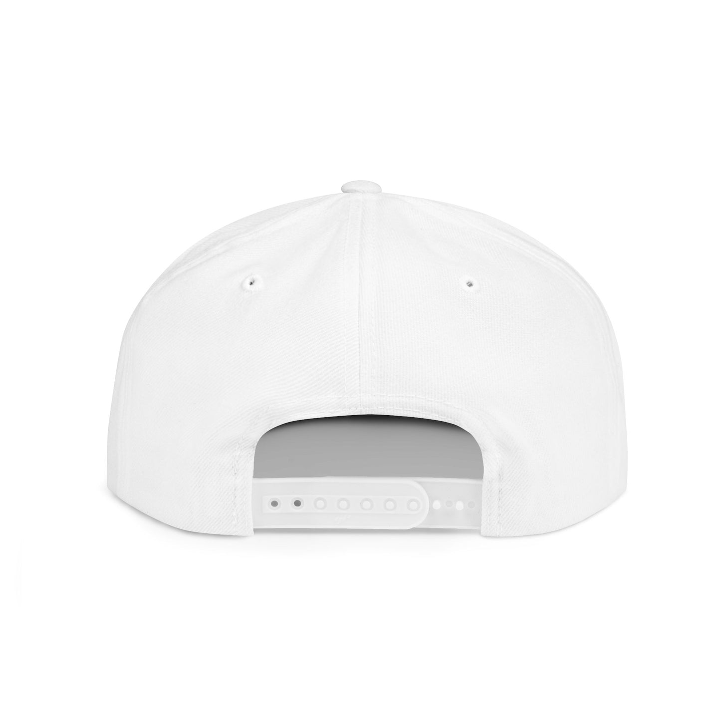 Inspirational Flat Bill Snapback Hat - 'Pick Up Your Cross'
