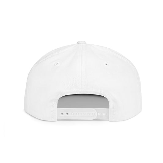Inspirational Flat Bill Snapback Hat - 'Pick Up Your Cross'