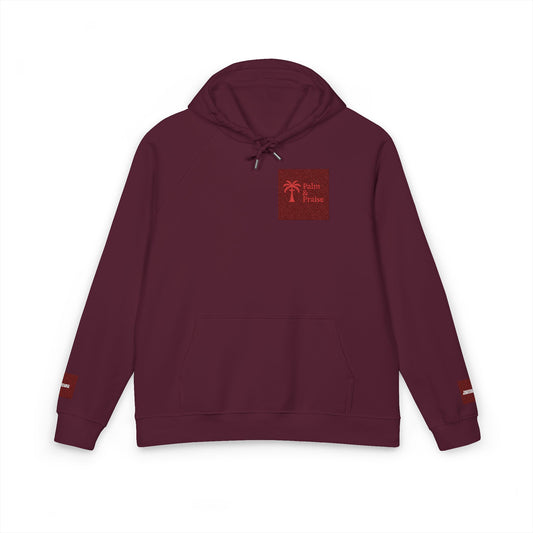 Eco-Friendly Embroidered Unisex Raglan Hoodie, Sustainable Fashion, Gift for Him/Her, Cozy Layer for Every Season, Casual Wear